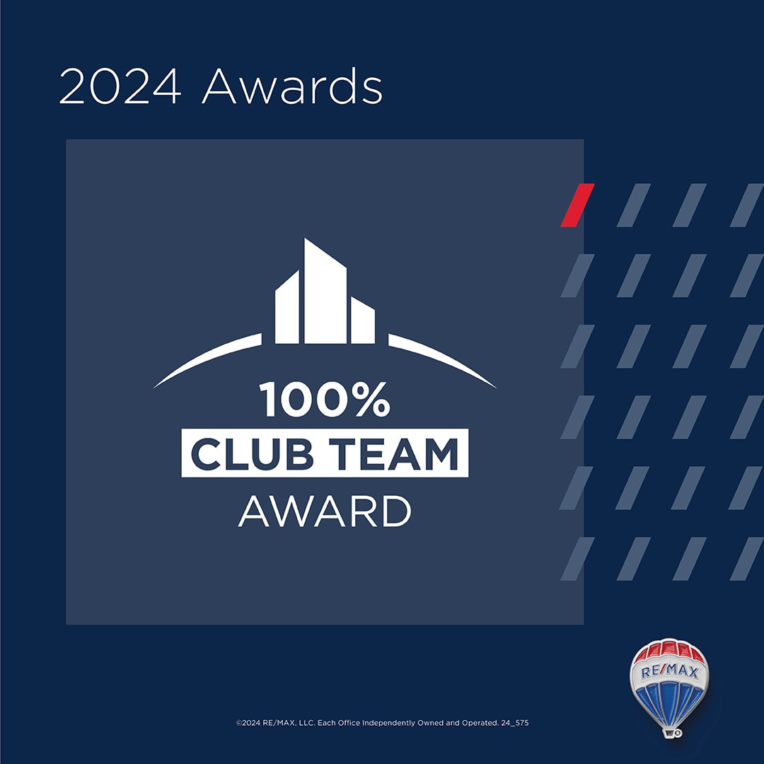 100% Club Team — RE/MAX award earned by Parveen Arora & Team Arora